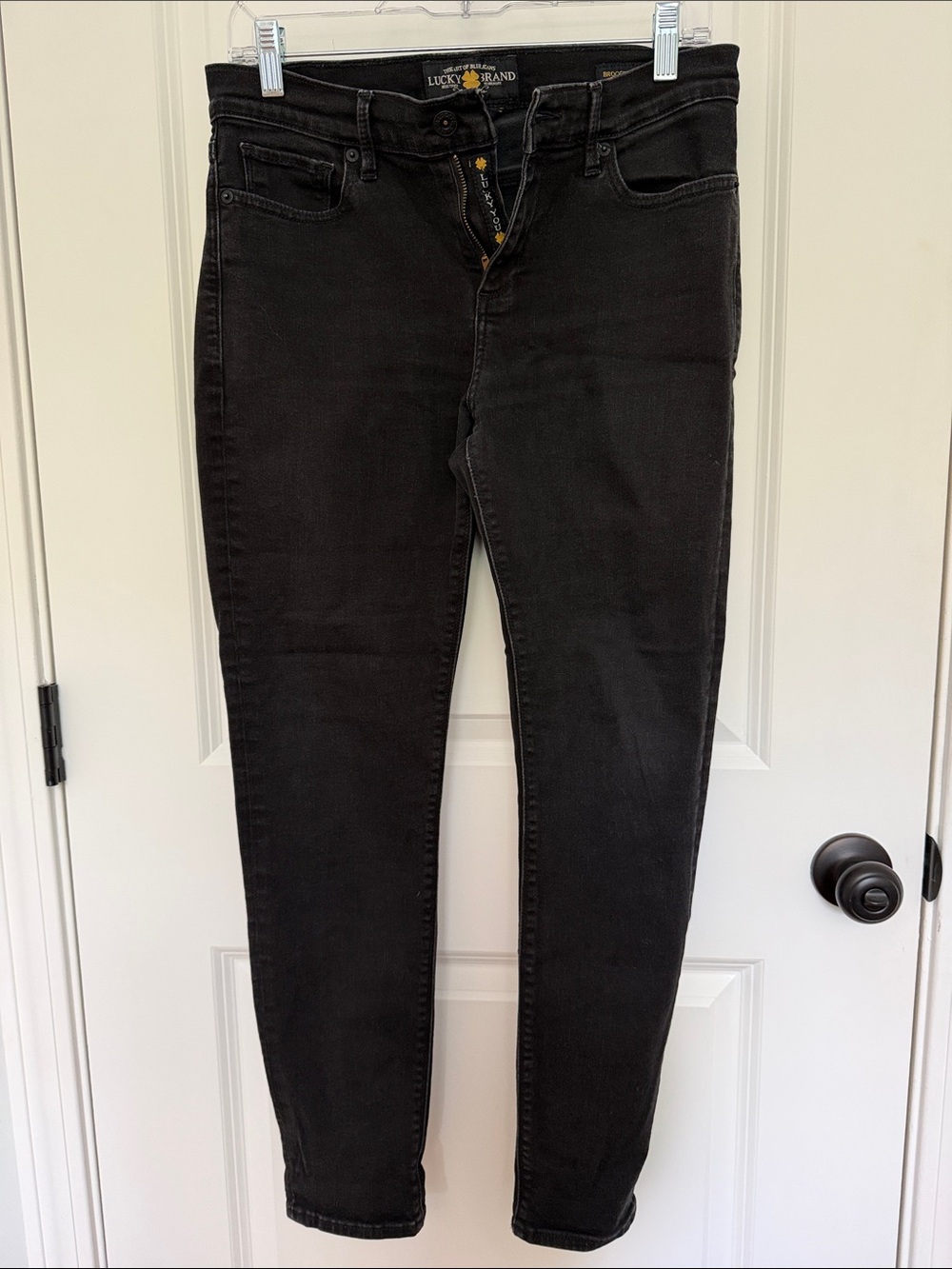 Lucky Brand Women's Black Skinny Jeans - High Rise Stretch (Brooke Skinny)